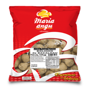 Bolinho de Bacalhau 0,9Kg - Contém 10 unids. de 90g