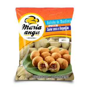 Bolinho de Mandioca com Carne Seca e Requeijão 300grs.
