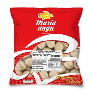 BOLINHO DE TILAPIA COM QUEIJO 1KG PCT