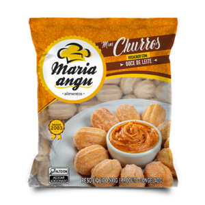 Mini Churros com Doce de Leite pacote 500grs