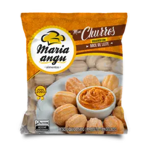 Mini Churros com Doce de Leite pacote 500grs