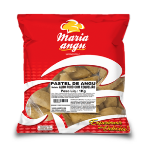 PASTEL DE ANGU DE ALHO PORO COM REQUEIJAO 1KG PCT
