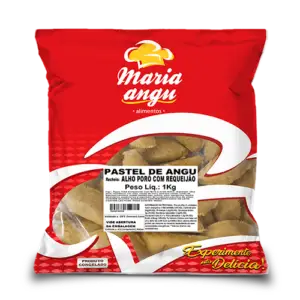 PASTEL DE ANGU DE ALHO PORO COM REQUEIJAO 1KG PCT