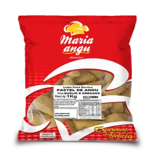 Pastel de Angu de Queijo e Orégano 1Kg - Contém 10 unid.