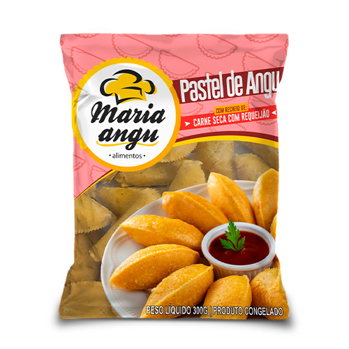 Pastel de Angu de Carne Seca com Requeijão 300gr.
