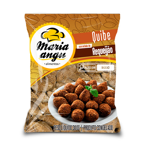 Quibe de Carne com Requeijão 300grs.